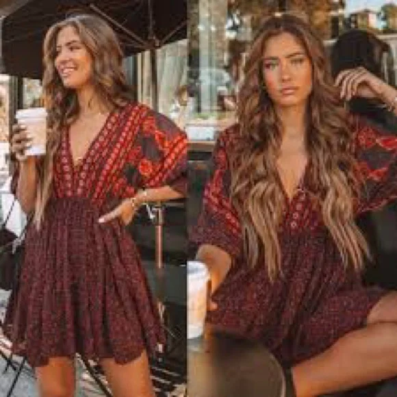 NWOT Vici Stunning Surrounding boho dress - Picture 1 of 6